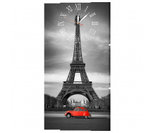 Настінний годинник Модульна Картина Декор Карпати s515T Париж (Evdy45161)