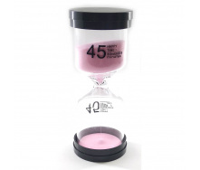 Годинник пісочний None на 45 хвилин 13х5.5х5.5 см Рожевий пісок (DN32238D)