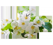 Настінний годинник Декор Карпати s269T Квіти вишні (vUiI91441)