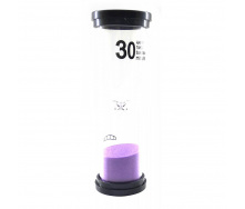 Годинник пісочний None на 30 хвилин 13.5х4.5х4.5 см Фіолетовий пісок (DN32237D)