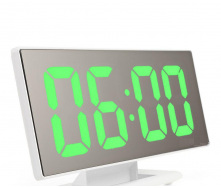 Настільний дзеркальний годинник UKC DS-3618L з підсвічуванням White (PRO3618L-W)