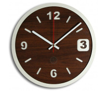 Настінний годинник ProfART Loft Брюссель Сірий/Коричневий (S-UGT010a)