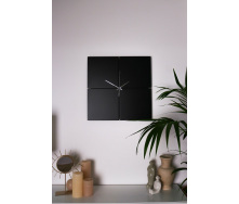 Годинник Moku Nogata 38 x 38 см Чорний