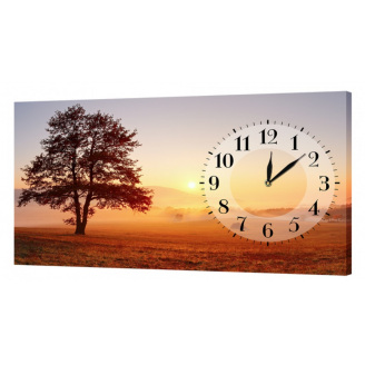 Настінний годинник ProfART на полотні 30 x 53 см Дерево ( P-309_S)