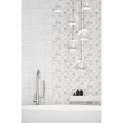Настенная керамическая плитка Golden Tile Marmo Milano hexagon светло-серый 300x600x11 мм (8MG151) Тернополь