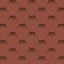 Битумная черепица Aquaizol Мозаика 320х1000 мм Красный мак Киев