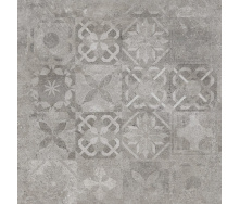 Керамогранитная плитка Cerrad Softcement Silver Decor Patchwork Rect. декор 59,7х59,7 см (5903313318020)