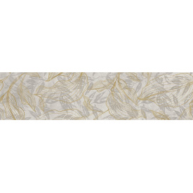 Керамогранитная плитка Cerrad Softcement White Poler Decor Flower декор 29,7х119,7 см (5903313317405)
