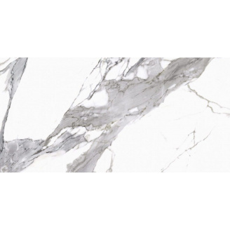 Керамогранитная плитка напольная полированная Cerrad Calacatta White Poler 59,7х119,7 см (5903313316613)