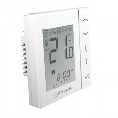 Беспроводной комнатный термостат SALUS с цифровой индикацией 4 в 1, 230V, белый VS10WRF Киев