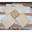 Плитка з натурального каменю травертин білий 1,2х30х30 см світло-бежева Хмельницький