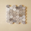 Декоративная мозаика Полярис из мрамора заполненный, матовый 26.5х30.5х1 см Херсон