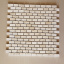 Декоративная мозаика из натурального травертина Прованс,лист 30,7х30,7 см толщина 1 см Суми