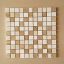 Декоративная мозаика Old Taun из травертина полированная, лист 1х30,5х30,5 Полтава