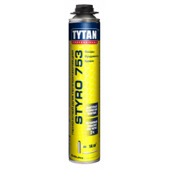 Клей піна Tytan Professional О2 STYRO 753 750 мл Стрий