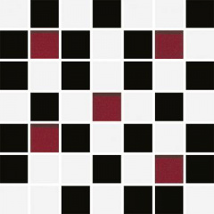 Плитка Ceramika Konskie Michelle White-Black Mosaic мозаика 20х20 см (ICT0700007G1) Энергодар