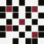 Плитка Ceramika Konskie Michelle White-Black Mosaic мозаика 20х20 см (ICT0700007G1) Чернігів