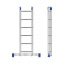 Алюминиевая двухсекционная лестница 2 х 6 ступеней (универсальная) Профи Херсон