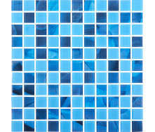 Мозаика стеклянная Kotto Keramika GMP 0425017 С2 Print 19/Blue D Mat 300х300 мм