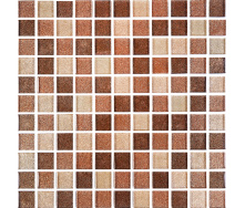 Мозаика стеклянная Kotto Keramika GM 8007 C3 Brown Dark/Brown Gold/Brown Brocade 300х300 мм