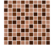 Мозаика стеклянная Kotto Keramika GM 4014 C3 Brown D/Brown M/Brown W 300х300 мм