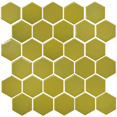 Мозаика керамическая Kotto Keramika H 6016 Hexagon Olive 295х295 мм Смела