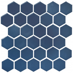 Мозаика керамическая Kotto Keramika H 6008 Hexagon Steel Blue 295х295 мм Запорожье