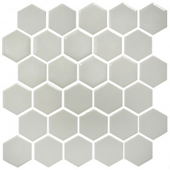 Мозаика керамическая Kotto Keramika H 6014 Hexagon Light Grey 295х295 мм Кропивницький