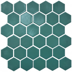 Мозаика керамическая Kotto Keramika H 6017 Hexagon Aqvamarine 295х295 мм Винница