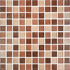 Мозаика стеклянная Kotto Keramika GM 8007 C3 Brown Dark/Brown Gold/Brown Brocade 300х300 мм Тернопіль