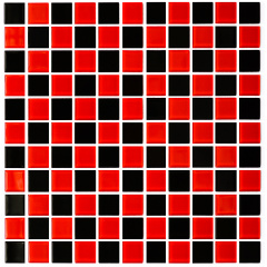 Мозаика стеклянная Kotto Keramika GM 4003 CC Black/Red M 300х300 мм Хмельницкий