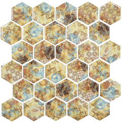 Мозаика керамическая Kotto Keramika HP 6021 Hexagon 295х295 мм Рівне