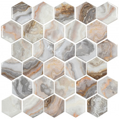 Мозаика керамическая Kotto Keramika HP 6012 Hexagon 295х295 мм Рівне
