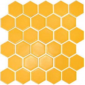 Мозаика керамическая Kotto Keramika H 6025 Hexagon Dark Yellow 295х295 мм