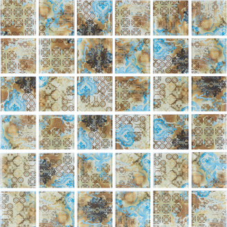Мозаика стеклянная Kotto Keramika GMP 0448028 С Print 34 300х300 мм