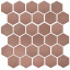 Мозаика керамическая Kotto Keramika H 6011 Hexagon Hot Pink 295х295 мм Киев