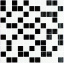 Мозаика стеклянная Kotto Keramika GM 4001 C2 Black/White 300х300 мм Тернопіль