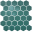Мозаика керамическая Kotto Keramika H 6017 Hexagon Aqvamarine 295х295 мм Киев