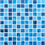Мозаика стеклянная Kotto Keramika GMP 0425017 С2 Print 19/Blue D Mat 300х300 мм Буча