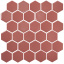 Мозаика керамическая Kotto Keramika H 6015 Hexagon Coral 295х295 мм Гуляйполе