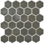 Мозаика керамическая Kotto Keramika H 6020 Hexagon Dark Grey 295х295 мм Николаев