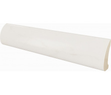 Бордюр для керамогрнитной плитки Equipe Pencil Bullnose Carrara Gloss 23104 3х15 см