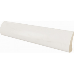 Бордюр для керамогрнитной плитки Equipe Pencil Bullnose Carrara Gloss 23104 3х15 см Чернігів