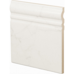 Бордюр для керамогрнитной плитки Equipe Skirting Carrara Gloss 23095 15х15 см Чернігів