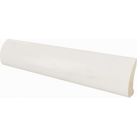 Бордюр для керамогрнитной плитки Equipe Pencil Bullnose Carrara Gloss 23104 3х15 см