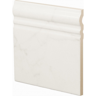 Бордюр для керамогрнитной плитки Equipe Skirting Carrara Gloss 23095 15х15 см