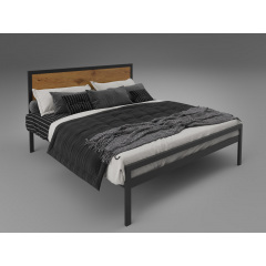 Двоспальне ліжко Tenero Герар 120х190 (200) см металева на ніжках Полтава