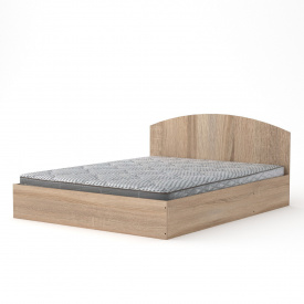 Двоспальне ліжко — 160 Компанітлдсп із узголів'ям