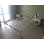 Двуспальная кровать Тенеро Маранта 160х200 см белая металлическая на ножках с изголовьем Николаев