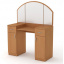 Туалетный столик Компанит Трюмо-4 с ящиками зеркалом для спальни для макияжа дсп дуб-сонома Львов